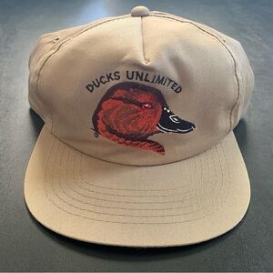 3 vintage Ducks Unlimited hats lot
